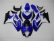 2007-2008 Blue White Black Suzuki GSXR 1000 K7 Motorcylce Fairings UK