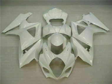 2007-2008 White Suzuki GSXR 1000 K7 Motorcycle Fairing UK