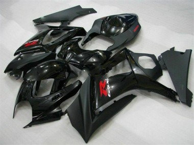 2007-2008 Black Suzuki GSXR 1000 K7 Motorcycle Fairing Kits UK