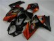 2007-2008 Black Suzuki GSXR 1000 K7 Motorcycle Fairing Kit UK