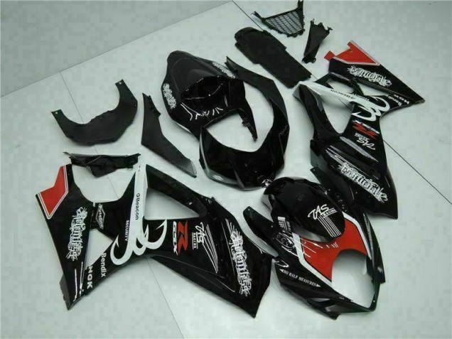 2007-2008 Black Suzuki GSXR 1000 K7 Bike Fairing UK