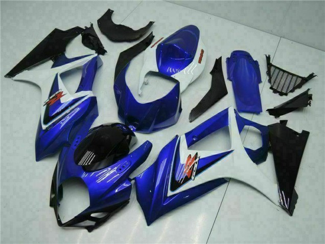 2007-2008 Blue Suzuki GSXR 1000 K7 Motorcycle Fairings Kits UK