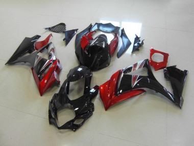 2007-2008 Red Black No Sticker Suzuki GSXR 1000 K7 Motorbike Fairings UK