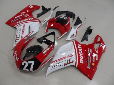 2007-2014 Banner 27 Ducati 848 1098 1198 Motorcycle Fairings Kits UK