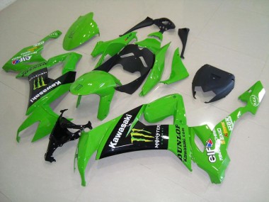 2008-2010 Green Monster Kawasaki ZX10R Motor Bike Fairings UK