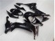 2008-2010 Glossy Black Kawasaki ZX10R Motorcycle Fairing Kit UK