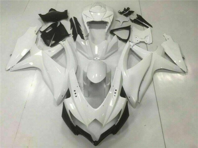 2008-2010 White Suzuki GSXR 600/750 Motorcylce Fairings UK