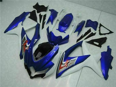 2008-2010 Blue White Suzuki GSXR 600/750 Motorbike Fairing UK