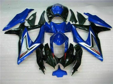 2008-2010 Blue Black Suzuki GSXR 600/750 Motorcycle Fairing Kit UK