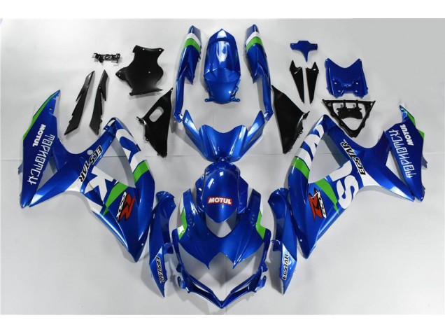 2008-2010 Blue White Green Suzuki GSXR 600/750 Motor Bike Fairings UK