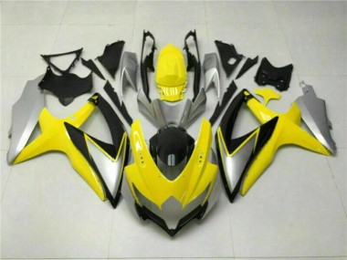 2008-2010 Yellow Suzuki GSXR 600/750 Replacement Motorcycle Fairings UK