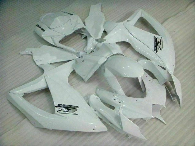 2008-2010 White Suzuki GSXR 600/750 Bike Fairing Kit UK