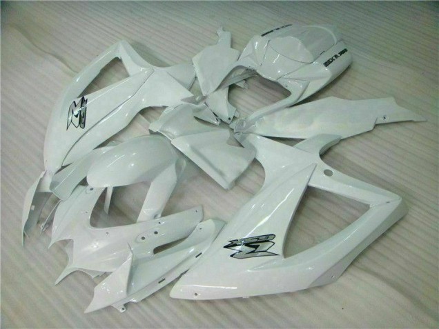 2008-2010 White Suzuki GSXR 600/750 Bike Fairing Kit UK