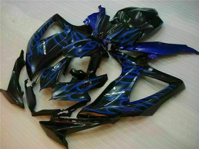 2008-2010 Blue Black Suzuki GSXR 600/750 Motorcycle Fairings Kit UK