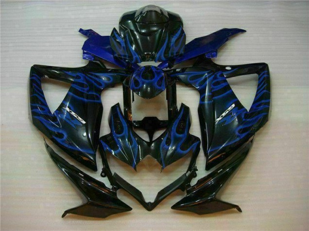 2008-2010 Blue Black Suzuki GSXR 600/750 Motorcycle Fairings Kit UK