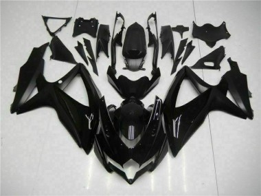 2008-2010 Black Suzuki GSXR 600/750 Bike Fairings UK