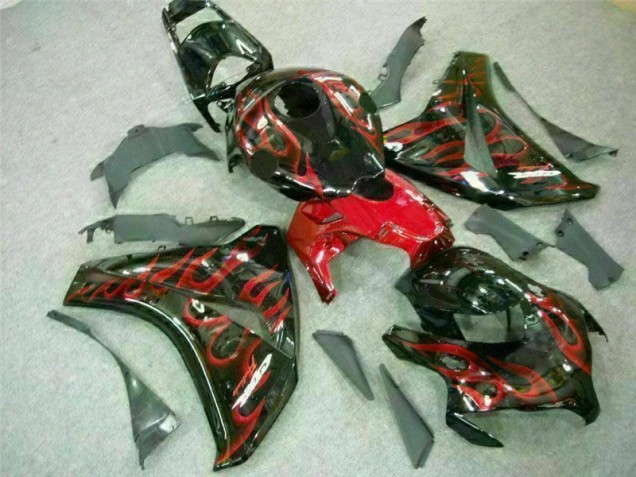 2008-2011 Red Flame Honda CBR1000RR Motorbike Fairing UK