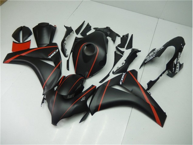 2008-2011 Matte Black Red Honda CBR1000RR Motorcycle Fairing UK