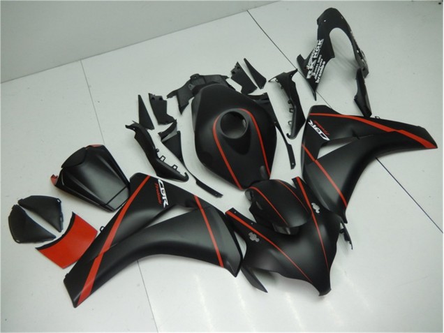 2008-2011 Matte Black Red Honda CBR1000RR Motorcycle Fairing UK