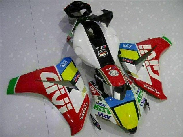 2008-2011 Red White Honda CBR1000RR Bike Fairing UK