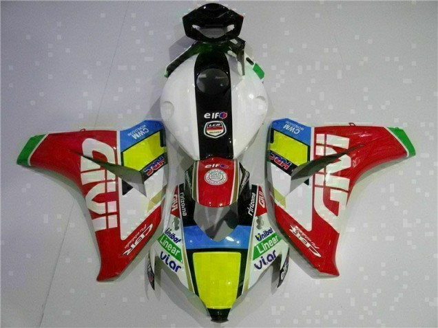 2008-2011 Red White Honda CBR1000RR Bike Fairing UK