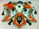 2008-2011 Silver Orange Honda CBR1000RR Bike Fairings UK