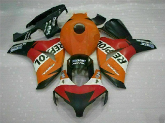 2008-2011 Orange Repsol Honda CBR1000RR Replacement Fairings UK