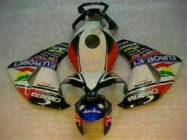 2008-2011 White Blue Honda CBR1000RR Motorcycle Fairing UK