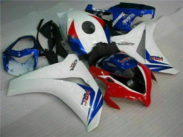 2008-2011 White Blue Honda CBR1000RR Bike Fairing & Plastics UK