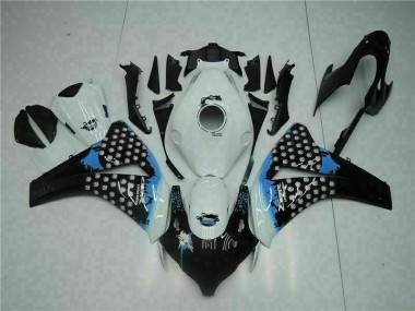 2008-2011 White Black Honda CBR1000RR Moto Fairings UK