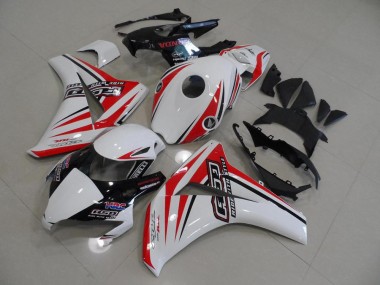 2008-2011 White Red HRC Honda CBR1000RR Bike Fairings UK