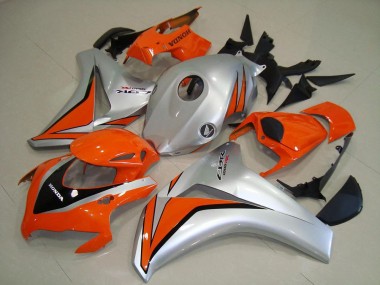 2008-2011 Orange Silver Honda CBR1000RR Motorcycle Fairing UK