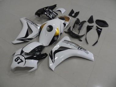 2008-2011 White and Black 87 Honda CBR1000RR Bike Fairings UK