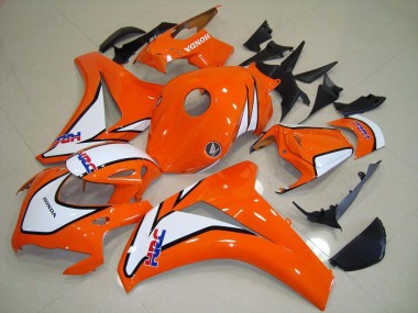 2008-2011 Sunset Orange HRC Honda CBR1000RR Motorcycle Fairings Kit UK