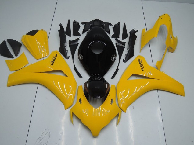 2008-2011 Yellow and Black Honda CBR1000RR Bike Fairing UK