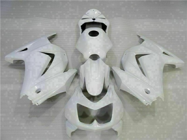 2008-2012 White Kawasaki EX250 Motorcycle Replacement Fairings UK