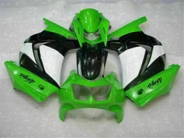 2008-2012 Green Black Ninja Kawasaki EX250 Moto Fairings UK