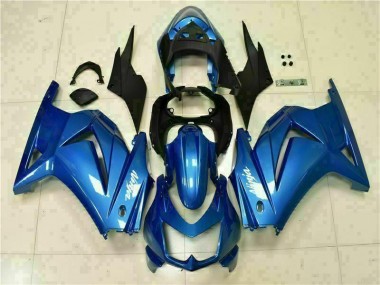 2008-2012 Blue Black White Ninja Kawasaki EX250 Moto Fairings UK