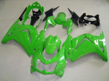 2008-2012 Orginal Green Kawasaki ZX250R Motorbike Fairing Kits UK