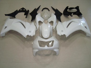 2008-2012 White Kawasaki ZX250R Moto Fairings UK