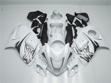 2008-2019 White Suzuki GSXR 1300 Hayabusa Replacement Motorcycle Fairings UK