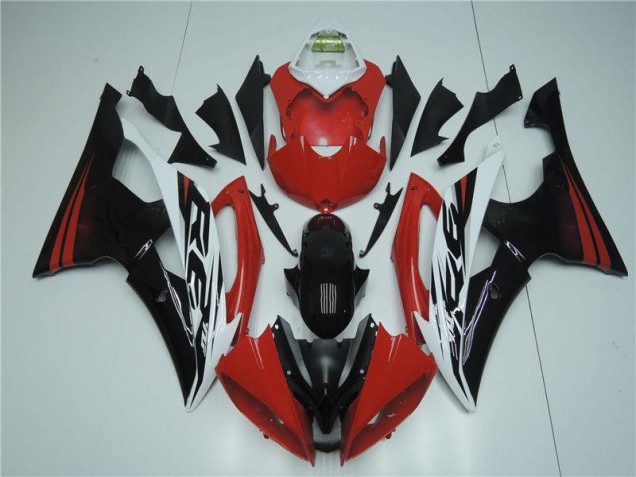 2008-2016 Red White Yamaha YZF R6 Motorcyle Fairings UK