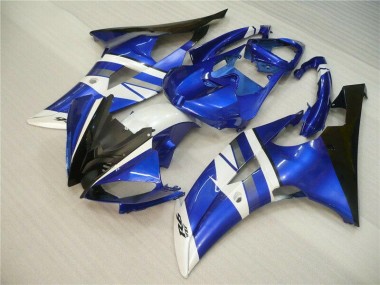 2008-2016 Blue White Black Yamaha YZF R6 Bike Fairings & Bodywork UK