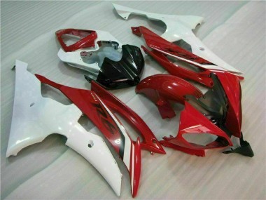 2008-2016 Red White Yamaha YZF R6 Motorbike Fairing Kits UK