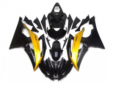 2008-2016 Black Gold Yamaha YZF R6 Motorcycle Fairing Kits UK