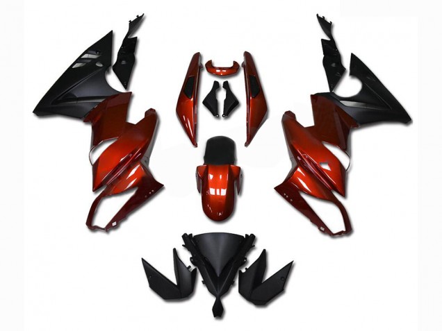 2009-2011 Red Kawasaki EX650 Bike Fairing UK