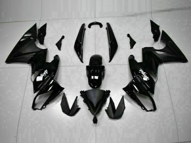 2009-2011 Glossy Black Kawasaki EX650 Bike Fairings UK