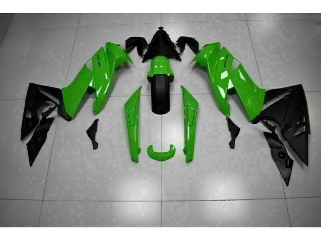 2009-2011 Green Black Kawasaki EX650 Motor Bike Fairings UK