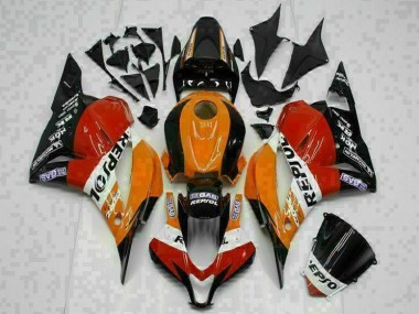 2009-2012 Orange Repsol Honda CBR600RR Motor Fairings UK