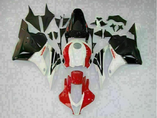 2009-2012 White Black Red Honda CBR600RR Motorcycle Fairings Kit UK